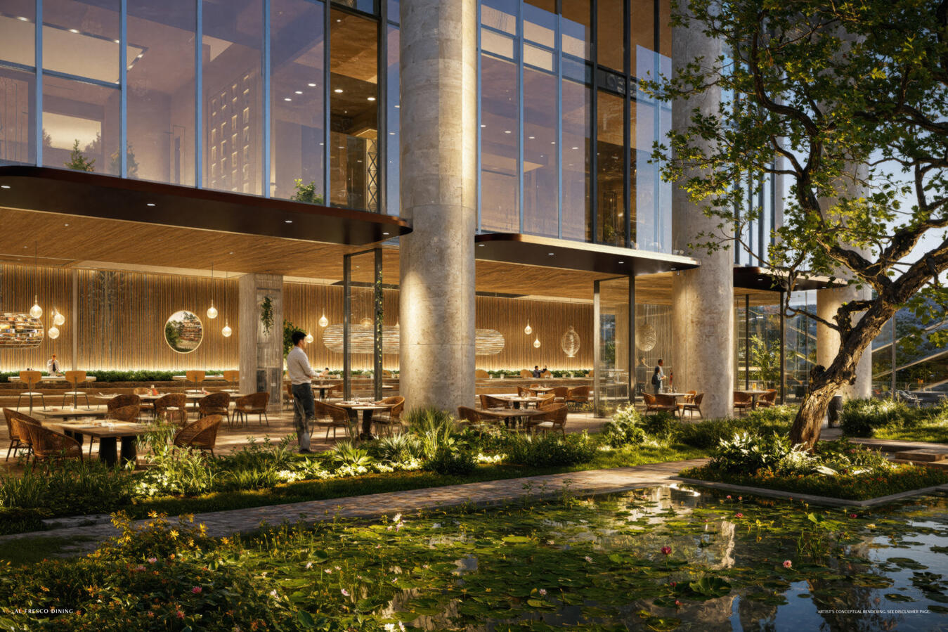 AL FRESCO DINING.