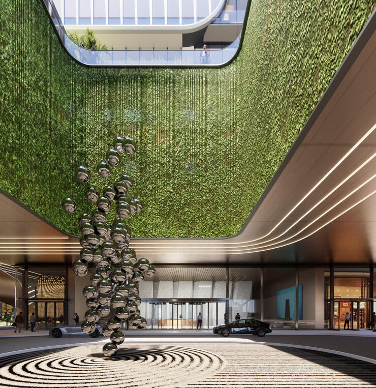 Resort-style pool at Seven Park Residences